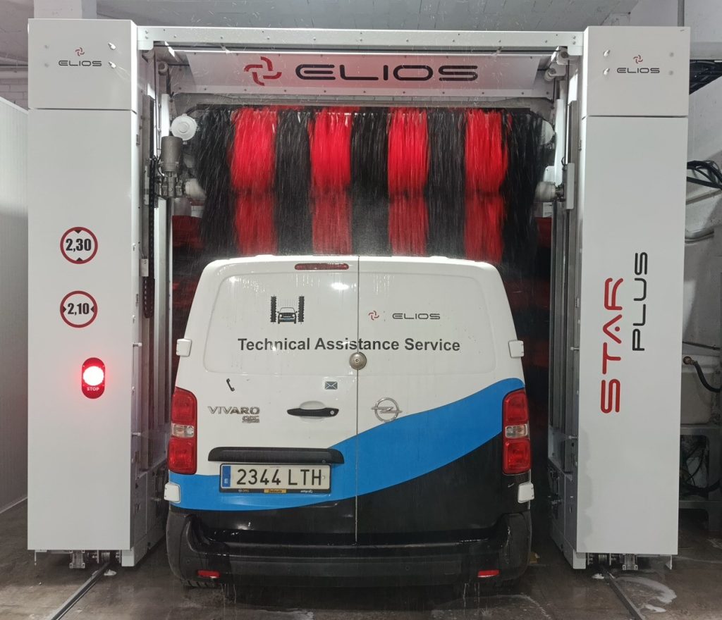 Puente de lavado automático Eficca para turismos y furgonetas